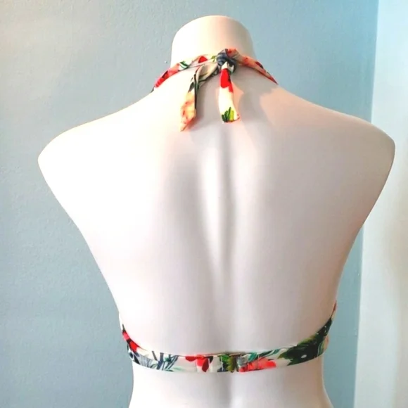 Victoria's Secret Floral Hawaiian Bikini Top - Picture 2 of 6